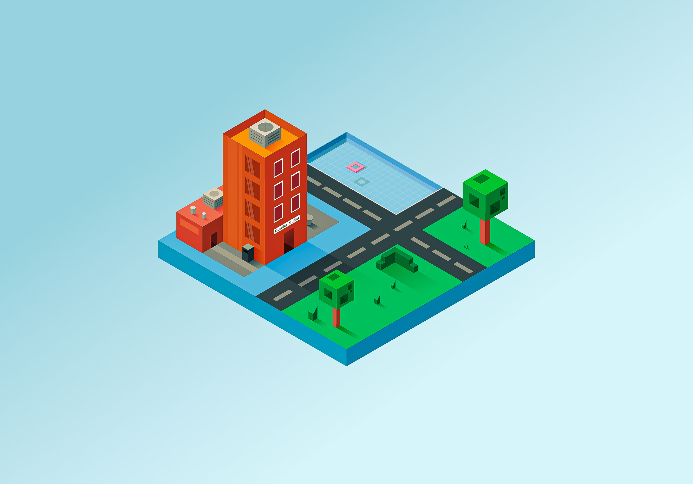 Isometric terrain